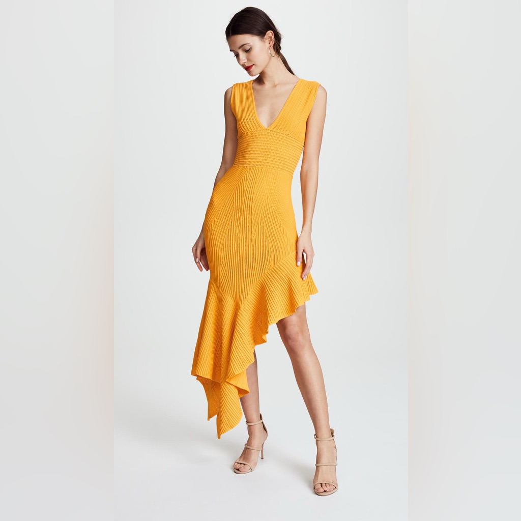 Rony Kobo Jennifer Dress Large Orange
